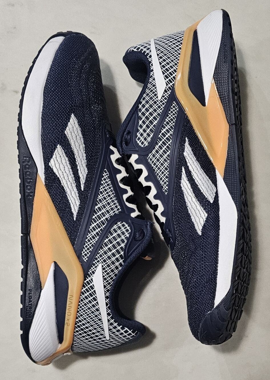 Reebok Nano X2 Women's Size 6 Cross Training Shoes Navy Blue White Gum IF8162